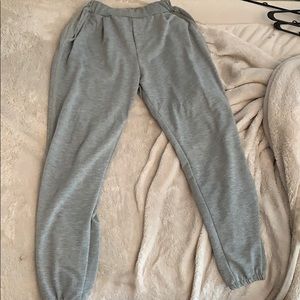 grey joggers with working pockets